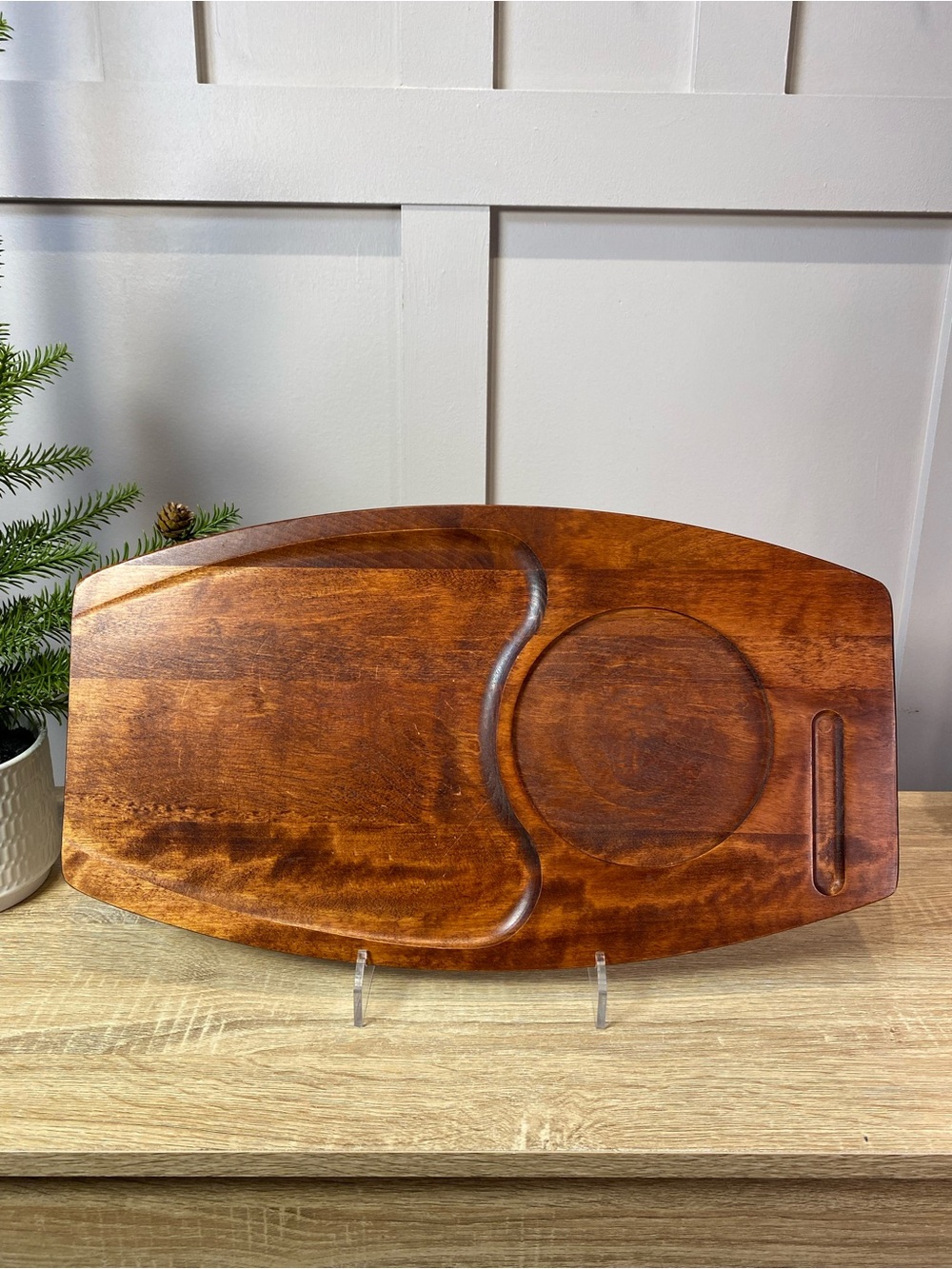 1950’s Baribocraft Baribo-Maid solid maple cheese or charcuterie board